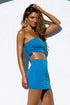 Luli Fama Olas Drawstring Tube Top